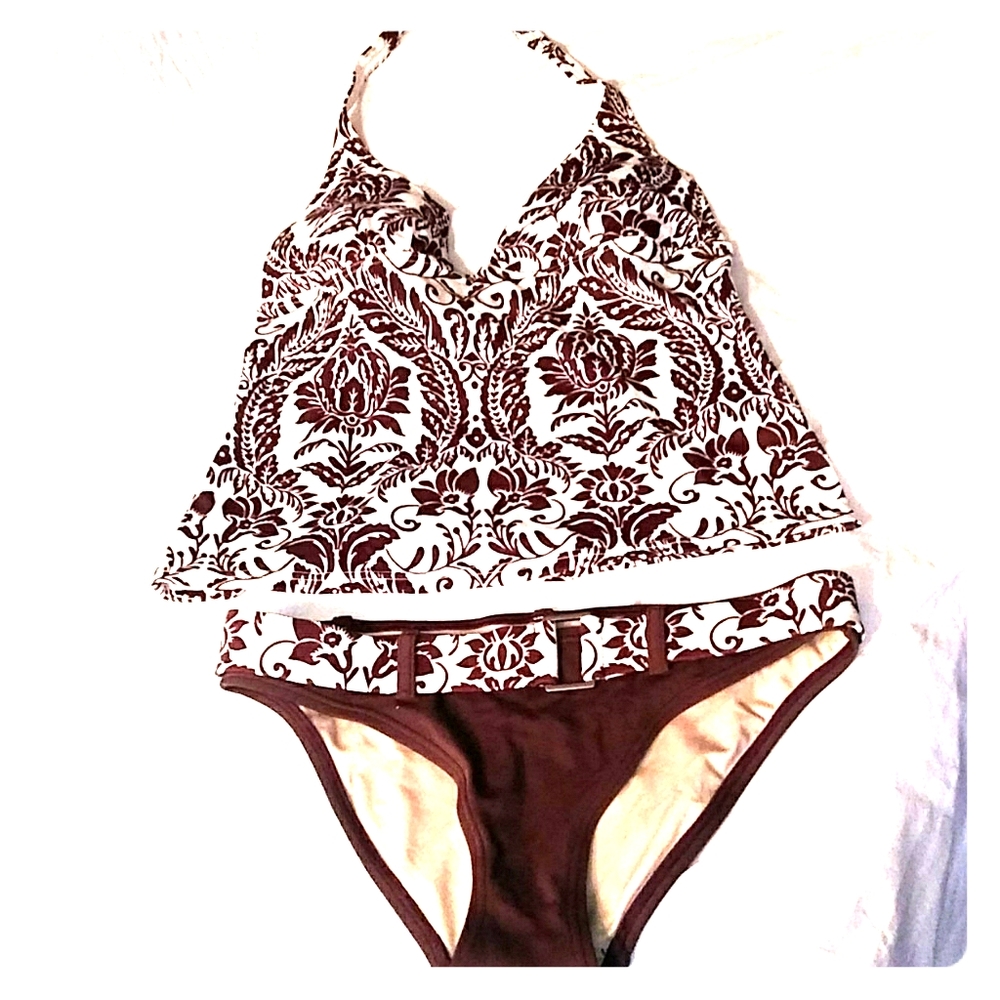 VS brown & white tank-inki. SIZE S & M